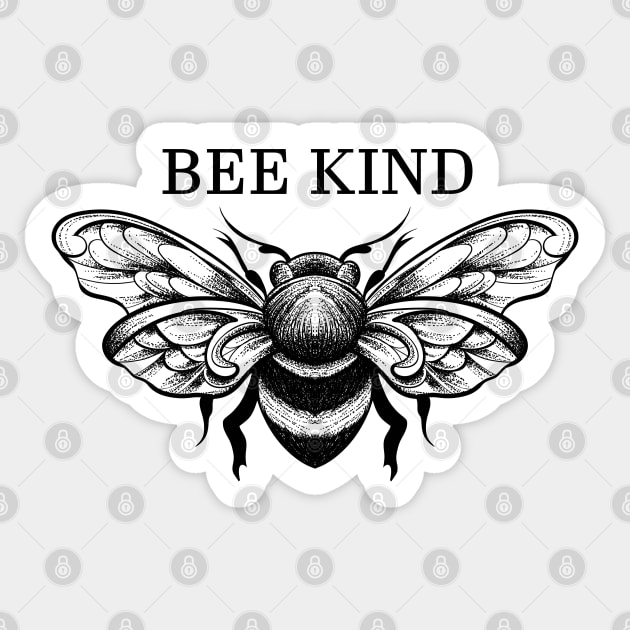 BEE KIND Sticker by MAYRAREINART